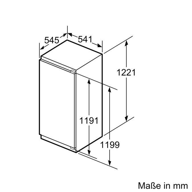 iQ300 Einbau-Kühlschrank mit Gefrierfach 122.5 x 56 cm KI42LVF30 KI42LVF30-7