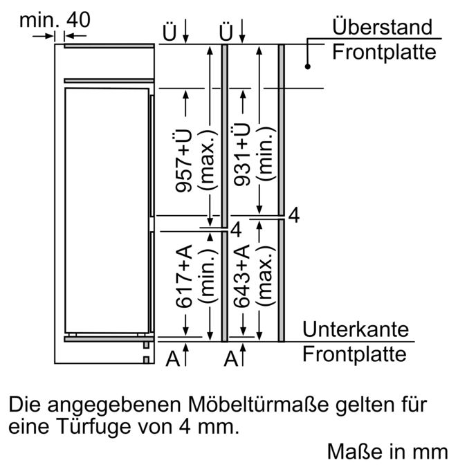 iQ300 Einbau-Kühl-Gefrier-Kombination mit Gefrierbereich unten 157.8 x 54.1 cm Flachscharnier KI77VVFF0 KI77VVFF0-8