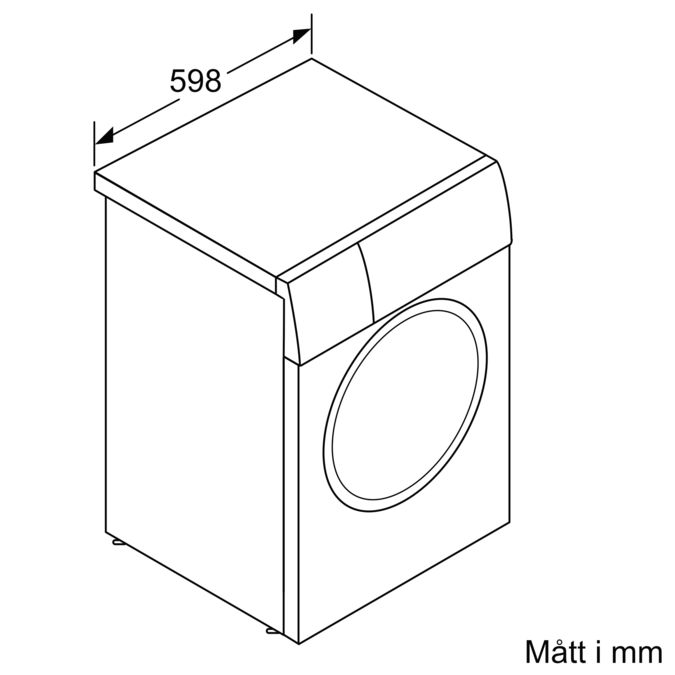 iQ700 Tvättmaskin, frontmatad 10 kg 1600 v/min WG56B2ALDN WG56B2ALDN-12