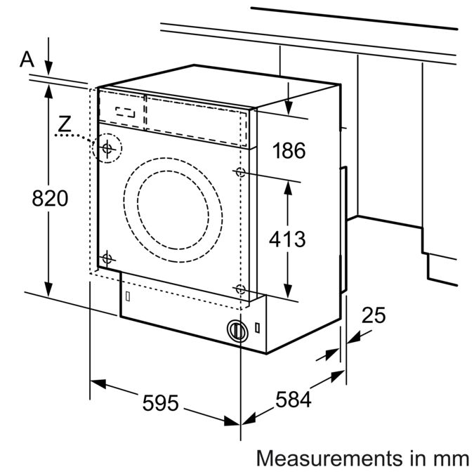 Washer dryer 7/4 kg V6540X2GB V6540X2GB-5