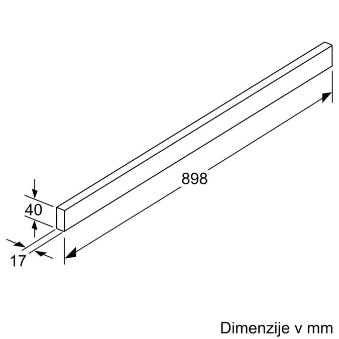 Dodatni pribor za nape Stainless steel Z54TH90N1 Z54TH90N1-2