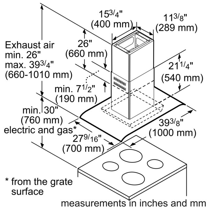 HMIB40HS island cooker hood THERMADOR CA