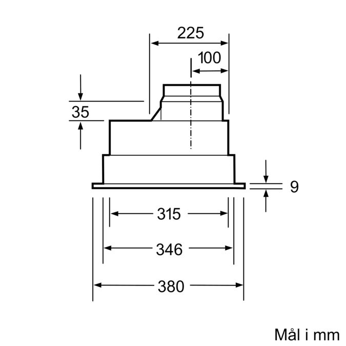 iQ300 Integrert ventilator sølvmetallic LB54564SD LB54564SD-5
