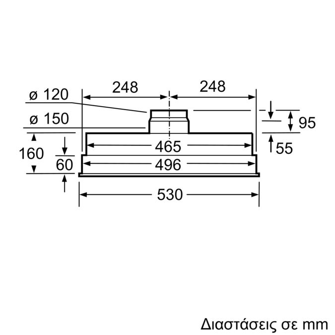N 30 Μηχανισμός απορρόφησης 53 cm Ασημί μεταλλικό D5655X1 D5655X1-5