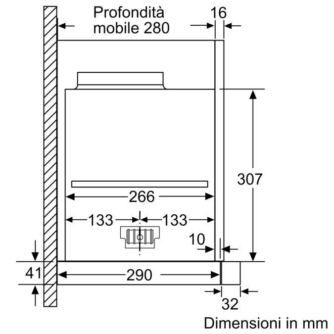 N 90 Cappa aspirante telescopica 90 cm acciaio inox D49PU65X3 D49PU65X3-8