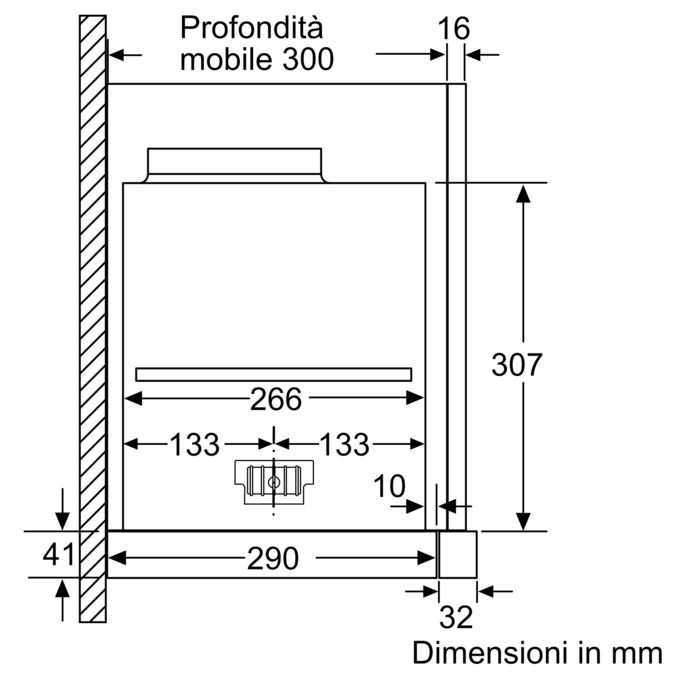 N 90 Cappa aspirante telescopica 90 cm acciaio inox D49PU65X3 D49PU65X3-5