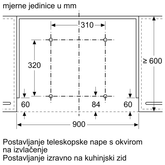 Dodatni pribor za nape Z54TL90X0 Z54TL90X0-4