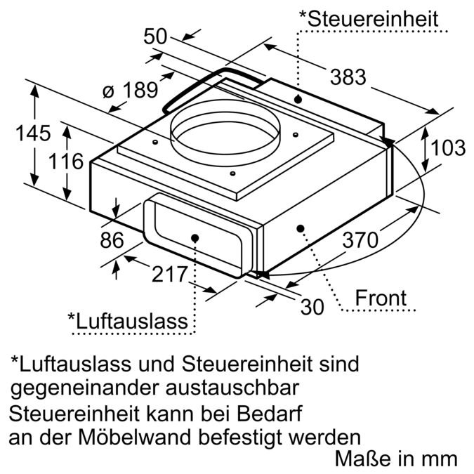 Dunstabzug-Set mit Kochfeld IVT6861MC IVT6861MC-6