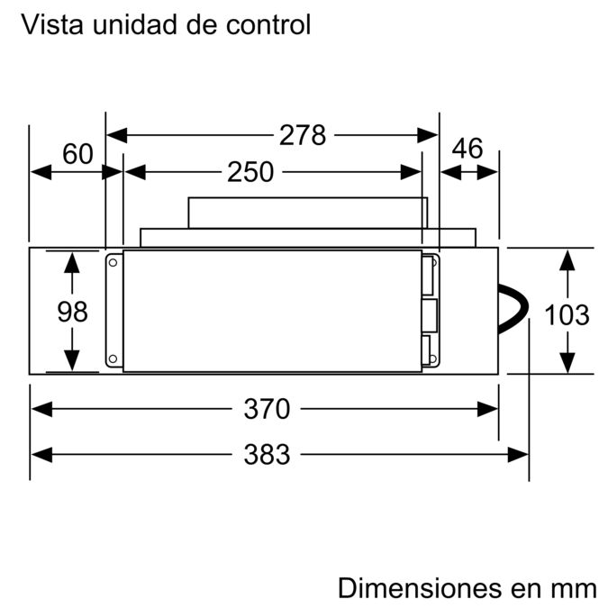 N 90 Extractor de encimera telescópico Cristal negro I91VT44N0 I91VT44N0-25