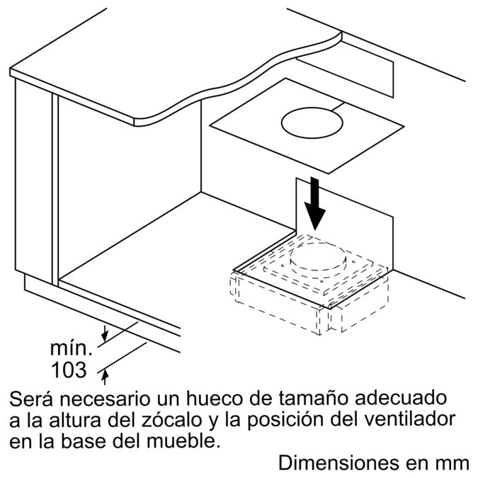 N 90 Extractor de encimera telescópico Cristal negro I91VT44N0 I91VT44N0-8