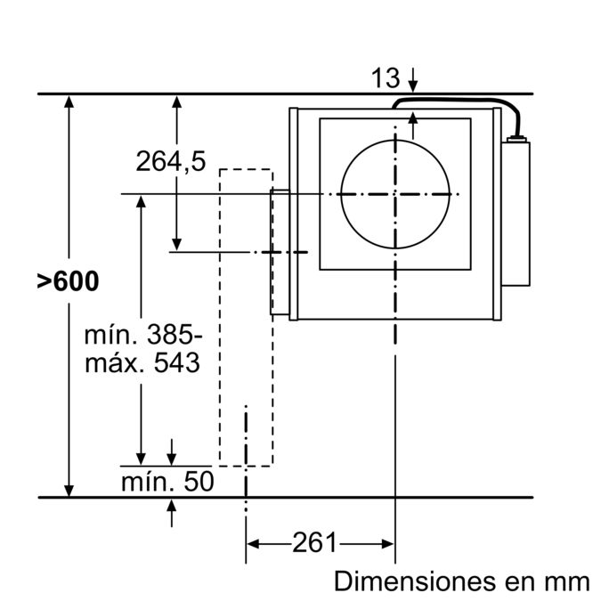 N 90 Extractor de encimera telescópico Cristal negro I91VT44N0 I91VT44N0-19