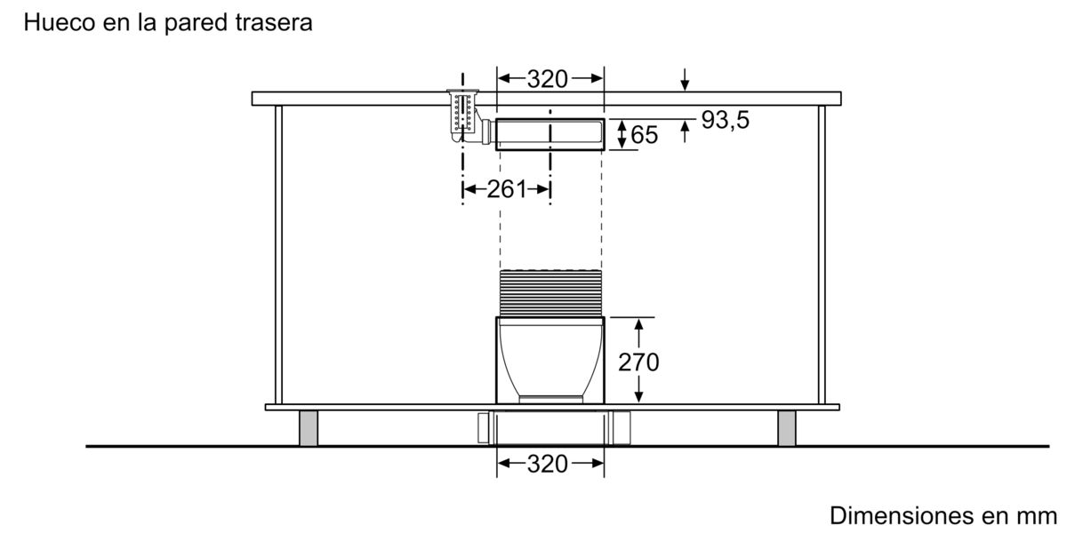 N 90 Extractor de encimera telescópico Cristal negro I91VT44N0 I91VT44N0-12