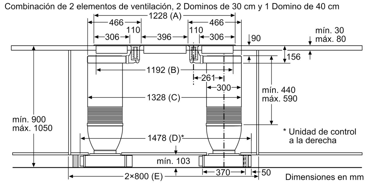 N 90 Extractor de encimera telescópico Cristal negro I91VT44N0 I91VT44N0-17