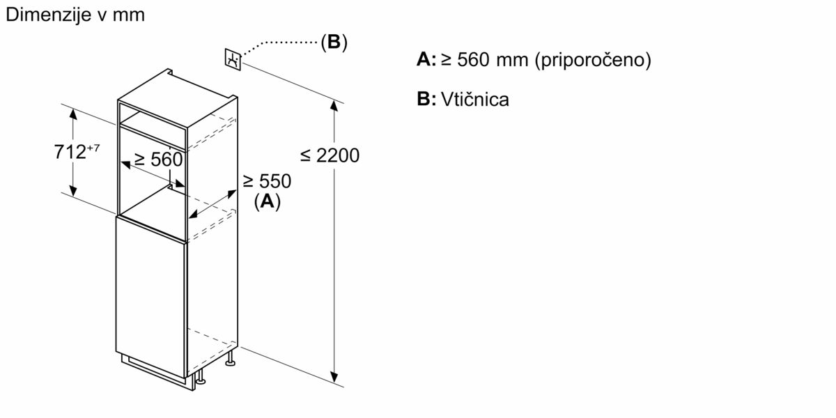 N 50 Vgradni zamrzovalnik 71.2 x 55.8 cm ploščati tečaj GI1113FE0 GI1113FE0-5