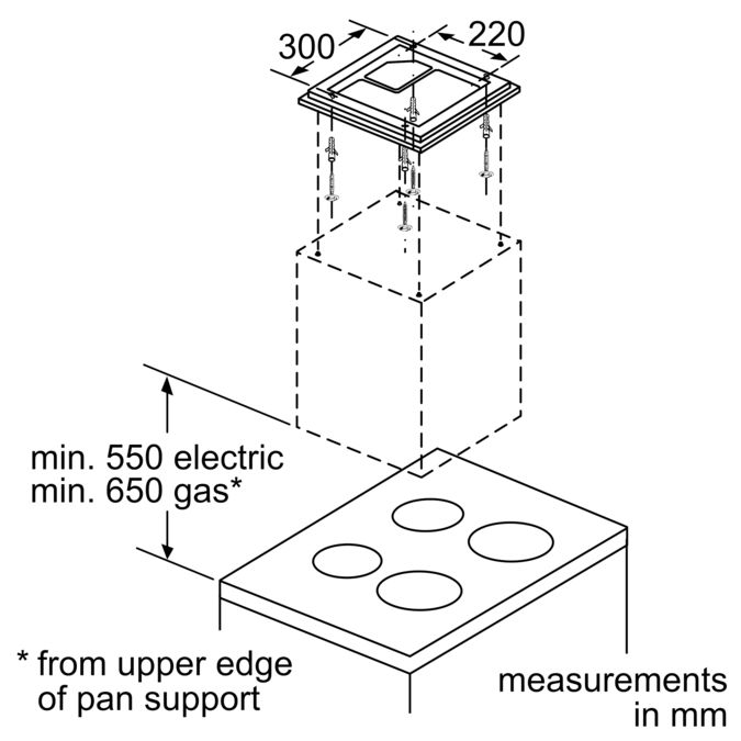 I38KHV2S0 island cooker hood NEFF IE