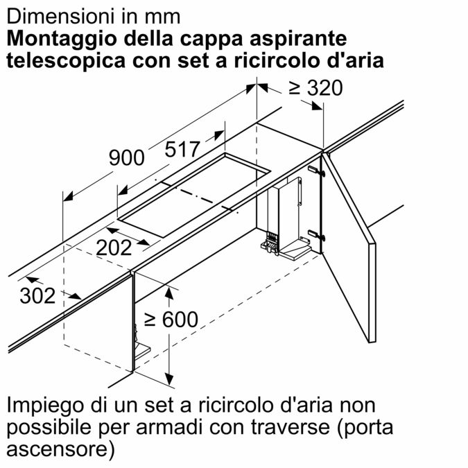 Accessori per cappe aspiranti Z54TR60X3 Z54TR60X3-13