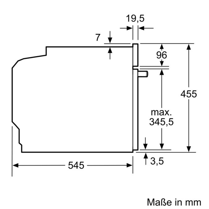 Einbau-Mikrowelle mit Dampfgarfunktion 60 x 45 cm Schwarz CC4P86660 CC4P86660-7