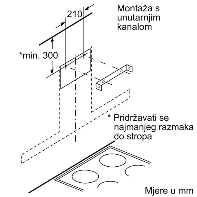 Dodatni pribor za nape Z51FXI0X0 Z51FXI0X0-4