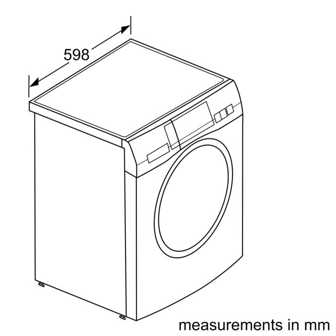 iQ800 washing machine, front loader 8.5 kg 1600 rpm WM16Y892AU WM16Y892AU-10