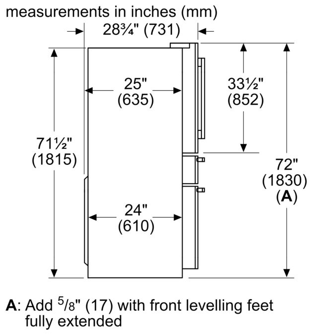 Freedom® French Door Bottom Mount 36'' Masterpiece® Stainless Steel T36FL810NS T36FL810NS-16