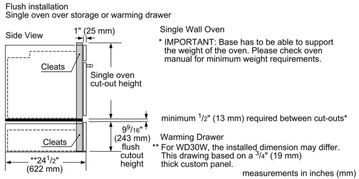 Warming Drawer 30'' WD30W WD30W-7