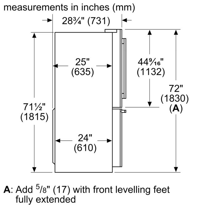 Freedom® French Door Bottom Mount 36'' Professional Stainless Steel T36FT820NS T36FT820NS-9