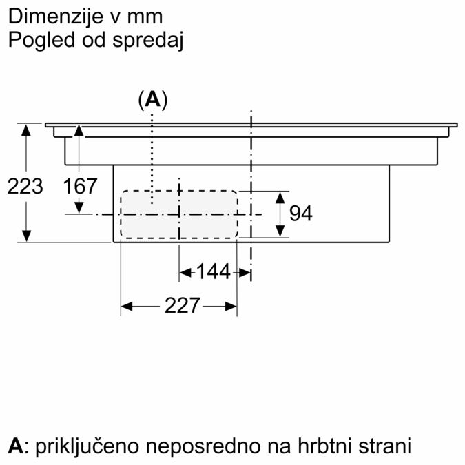 N 90 Induction hob with integrated ventilation system 80 cm surface mount with frame T58TL6EN2 T58TL6EN2-16