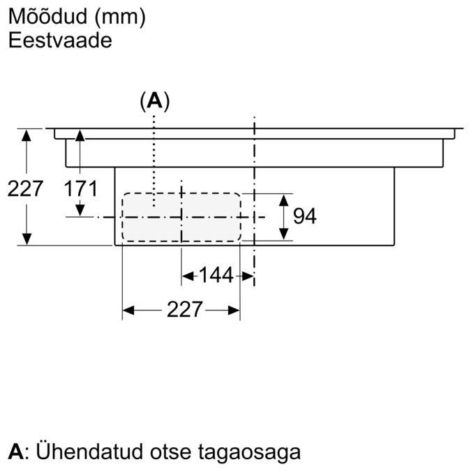 N 90 Integreeritava õhupuhastussüsteemiga induktsioonpliidiplaat 80 cm tasapinnaline paigaldus V68PYX4C0 V68PYX4C0-12