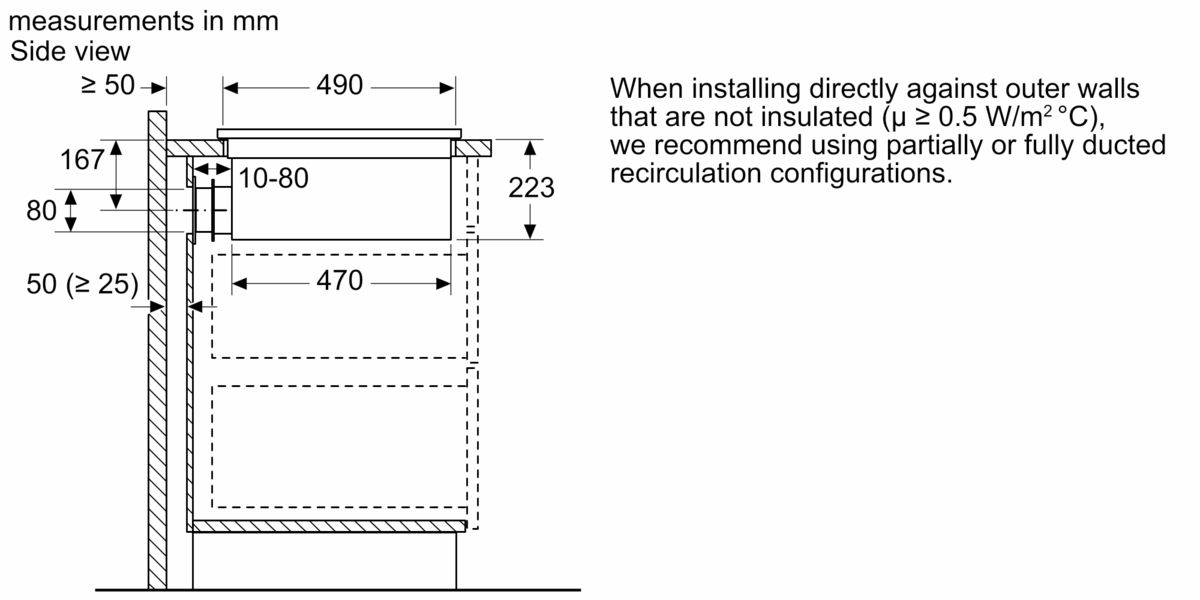 N 70 Induction hob with integrated ventilation system 80 cm surface mount without frame V58NHQ4L0 V58NHQ4L0-22