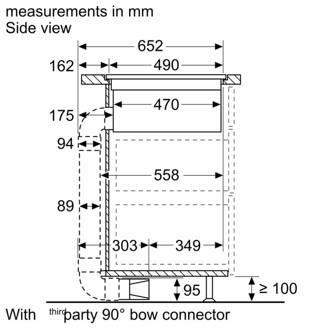 NEFF T58TL6EN2 Induction hob with integrated ventilation system