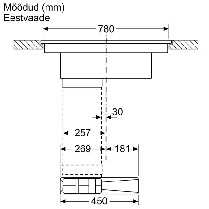 N 90 Integreeritava õhupuhastussüsteemiga induktsioonpliidiplaat 80 cm tasapinnaline paigaldus V68PYX4C0 V68PYX4C0-10