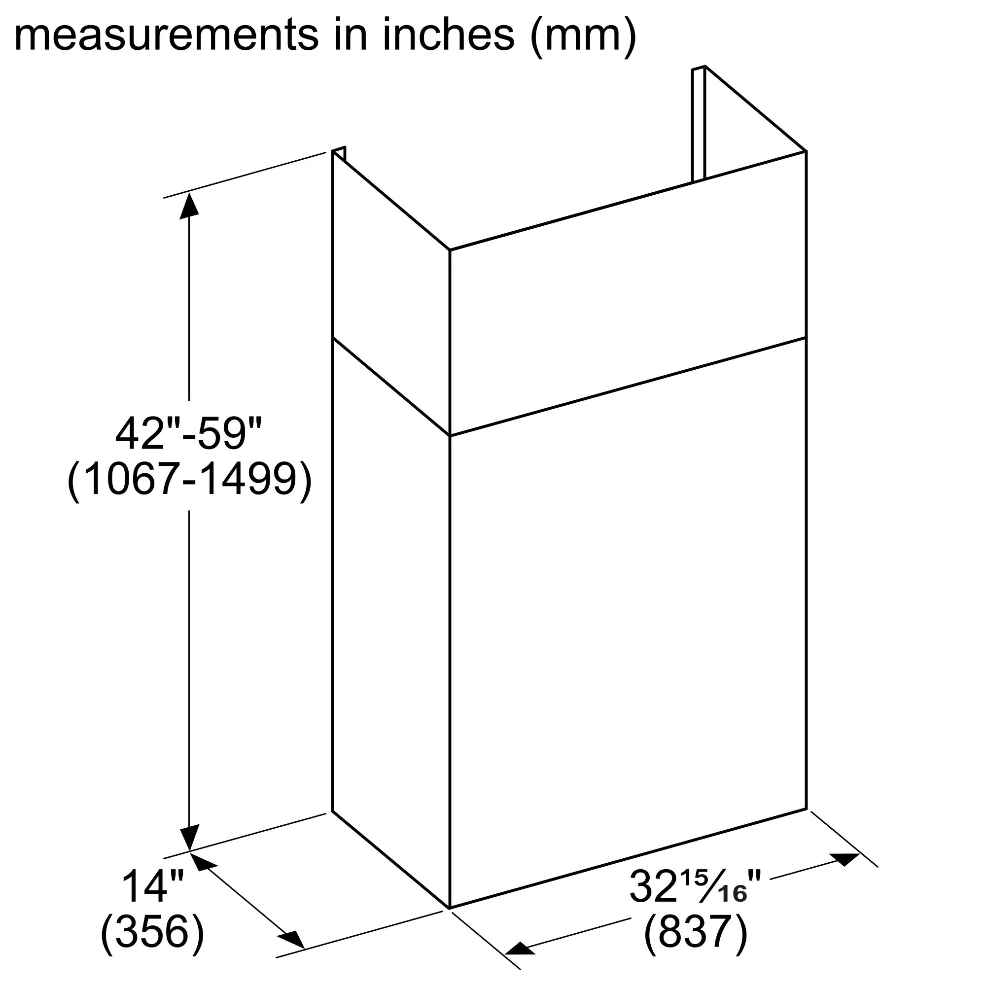 CHMHP48XTW Chimney | THERMADOR US
