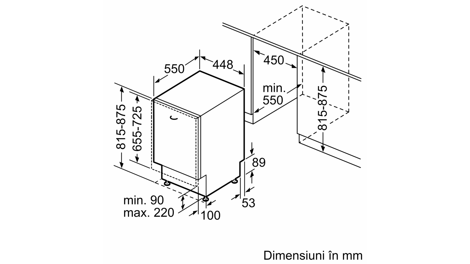 NEFF - S857ZMX09E - Mașina de spălat vase complet încorporabilă