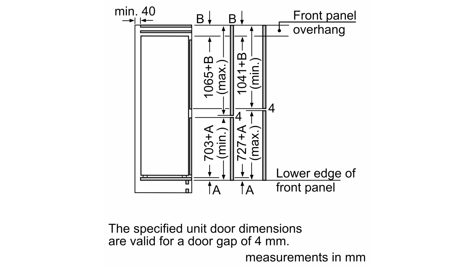 Siemens Ki86nhdf0 Built In Fridge Freezer With Freezer At Bottom