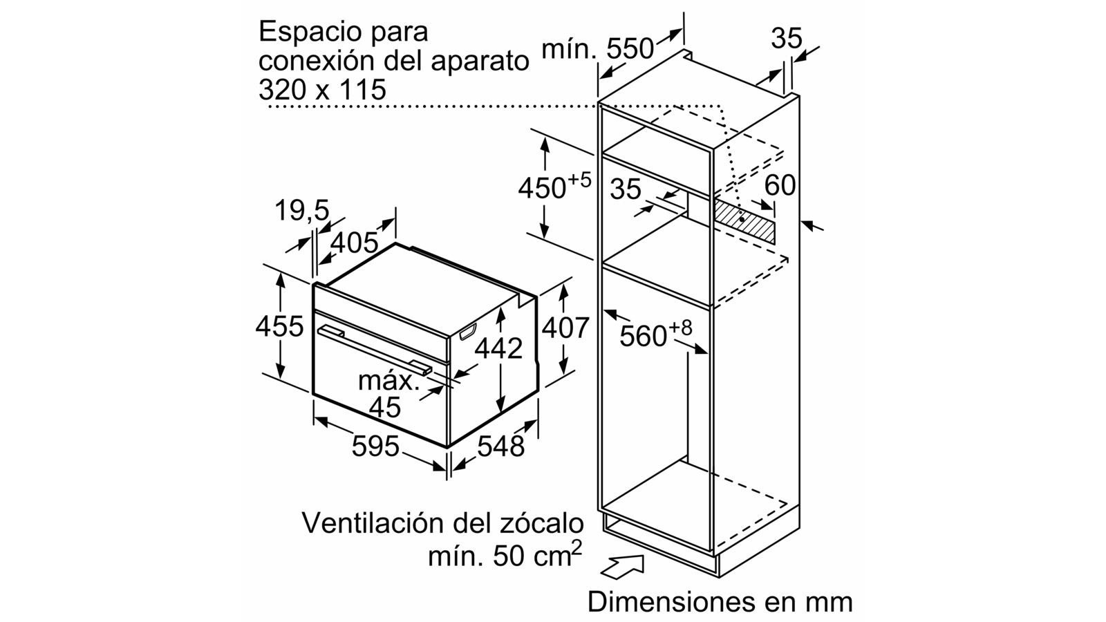 SIEMENS - CM676GBS1 - Horno compacto con microondas