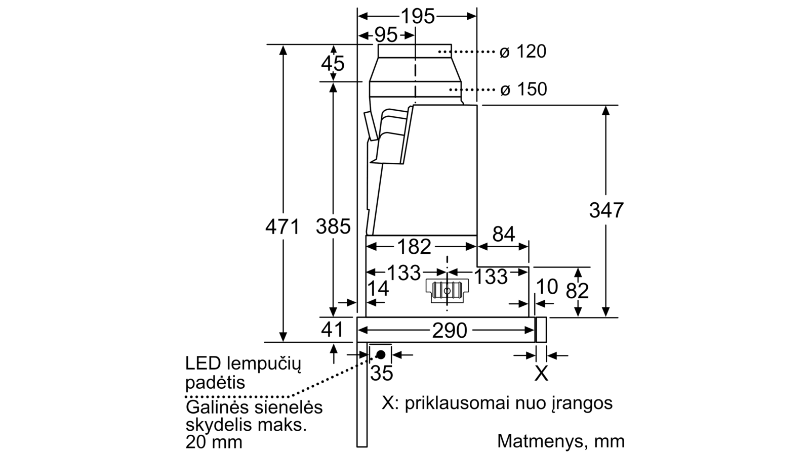 Neff D46ml54x0 Istraukiamasis Gartraukis