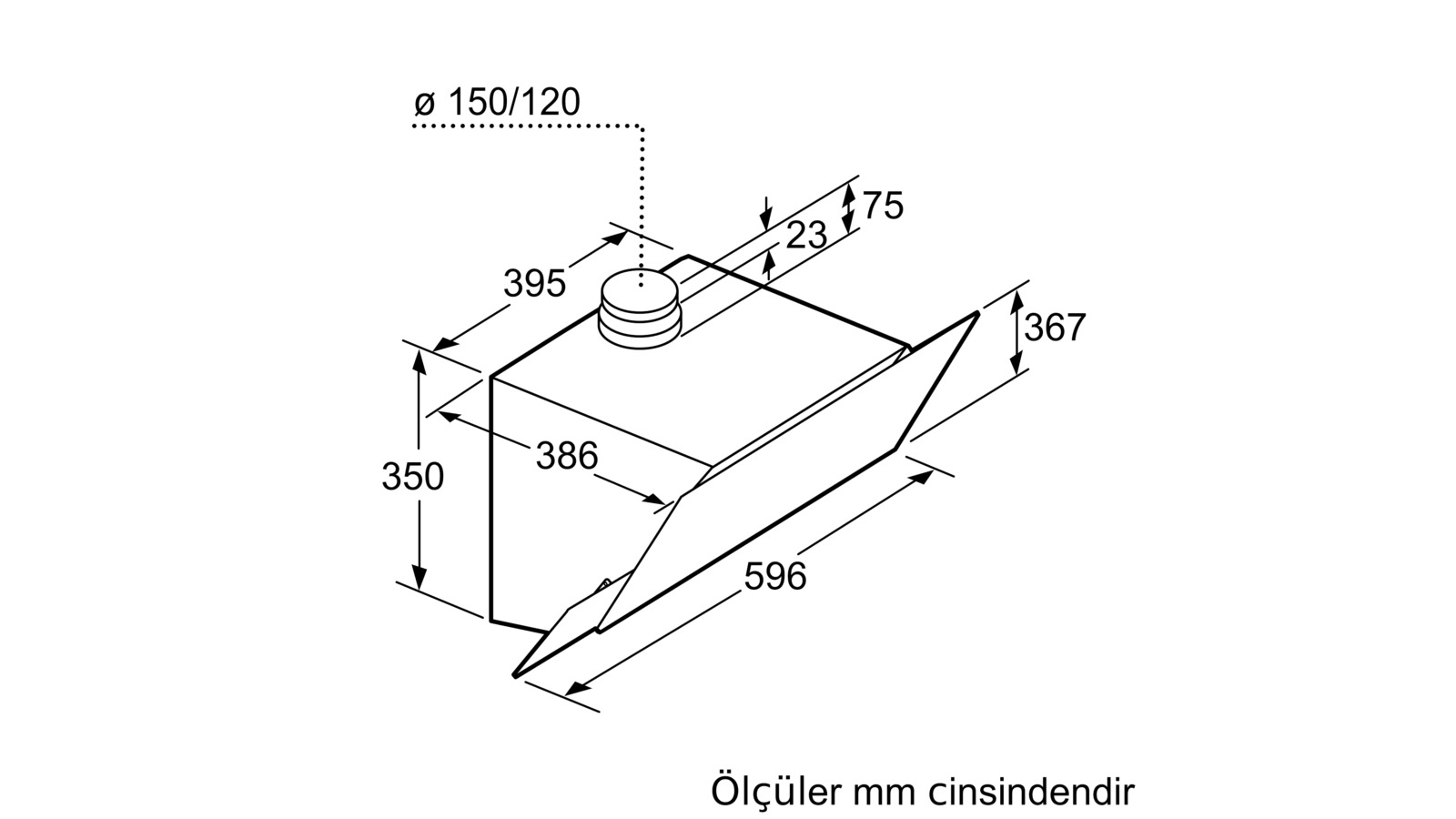 Profilo Dvk6j660 Duvar Tipi Davlumbaz