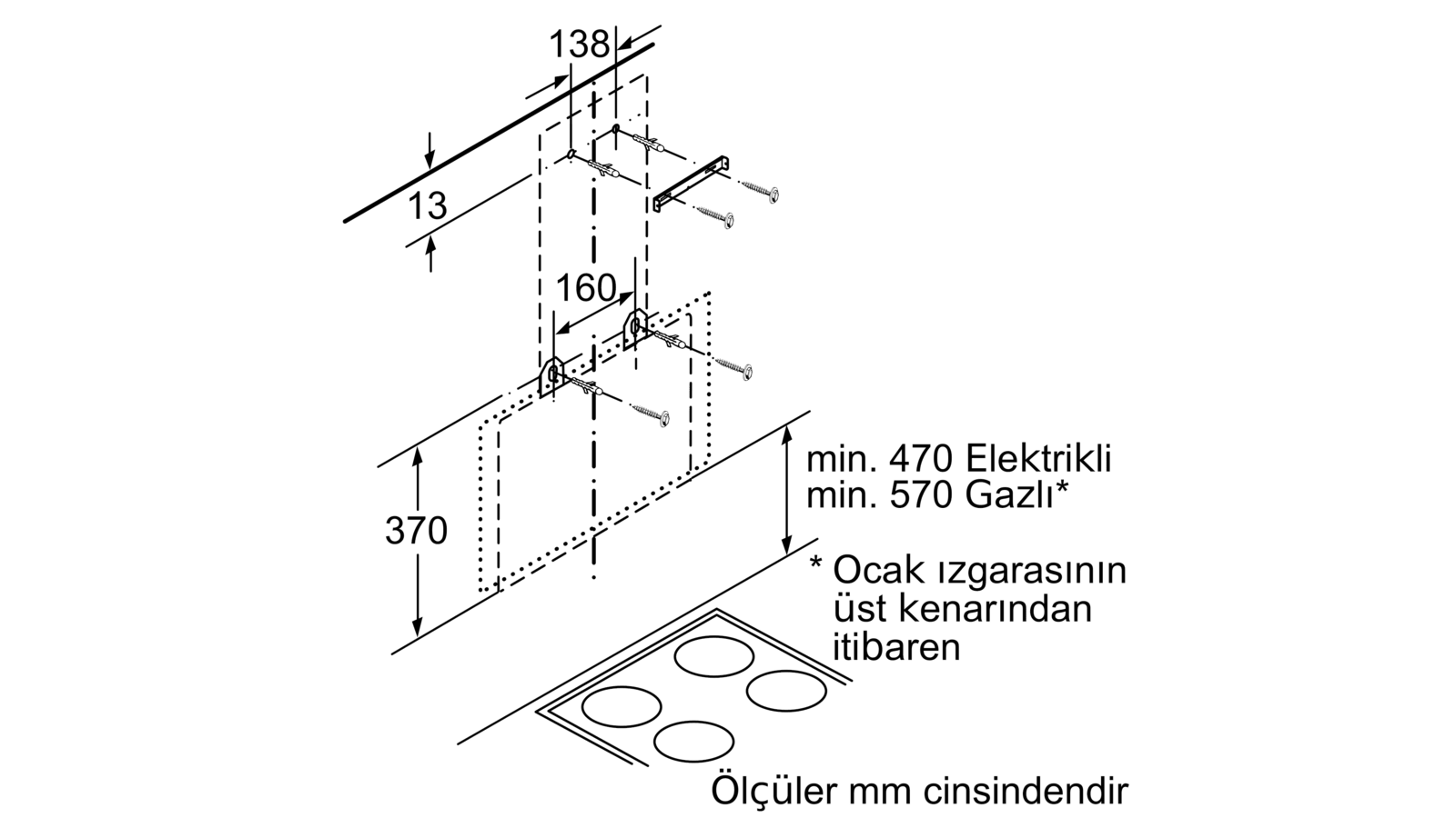 Profilo Dvk6j660 Duvar Tipi Davlumbaz