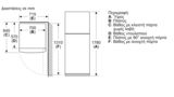 Ελεύθερο δίπορτο ψυγείο 178 x 70 cm Λευκό PKNT43NWFB PKNT43NWFB-8