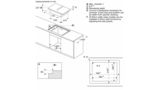 N 90 Induction hob with integrated ventilation system 80 cm flush mount T58PL6EX2 T58PL6EX2-12