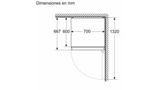 Frigorífico combinado 203 x 70 cm Cristal negro, Total No Frost 3KFC879NI 3KFC879NI-8
