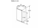 iQ500 Einbau-Kühlschrank mit Gefrierfach 122.5 x 56 cm Flachscharnier mit Softeinzug KI42LADD1 KI42LADD1-8