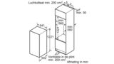 Inbouw koelkast 122.5 x 56 cm Sleepdeursysteem CK60444 CK60444-4