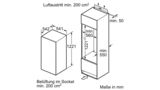iQ100 Einbau-Kühlschrank mit Gefrierfach 122.5 x 56 cm Flachscharnier KI24LV52 KI24LV52-6
