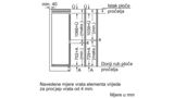 N 70 Ugradbeni hladnjak sa zamrzivačem na dnu 177.2 x 55.8 cm KI6863F30 KI6863F30-7
