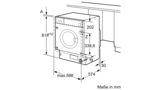Einbau-Waschmaschine, Frontlader 8 kg 1400 U/min. W6441X1 W6441X1-9