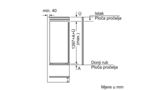 N 90 Ugradbeni hladnjak 140 x 56 cm KI8513D30 KI8513D30-6