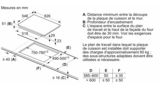 N 90 Table de cuisson à induction 80 cm Noir, avec cadre T68TS61N0 T68TS61N0-8