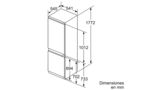 N 50 Frigorífico combinado integrable 177.2 x 54.1 cm KI7862F30 KI7862F30-7