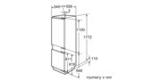 iQ700 Zabudovateľná chladnička s mrazničkou dole 177.2 x 55.6 cm KI39FP70 KI39FP70-2